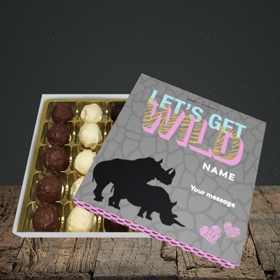 Picture of Let's Get Wild(Without Photo), Valentine's Design, Choc 25