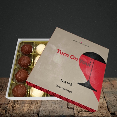 Picture of Turn On Your Red Light (Without Photo), Valentine Design, Choc 16