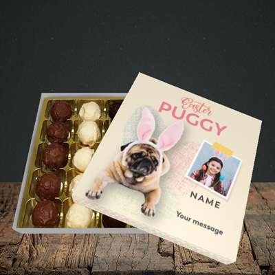 Picture of Easter Puggy, Easter Design, Choc 25