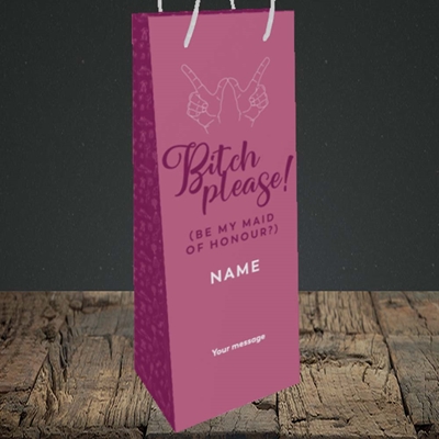 Picture of Bitch Please!(Without Photo), Wedding Design, Bottle Bag