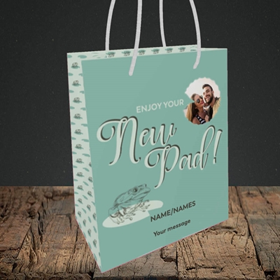 Picture of New Pad, New Home Design, Small Portrait Gift Bag