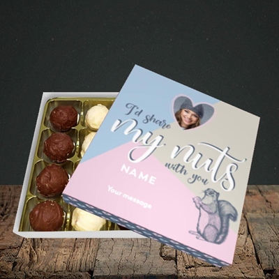 Picture of Share My Nuts, Valentine's Design, Choc 16