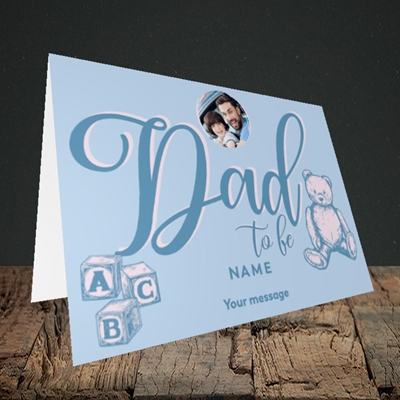 Picture of Dad To Be, Pregnancy Design, Landscape Greetings Card