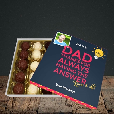 Picture of Know It All, Father's Day Design, Choc 25