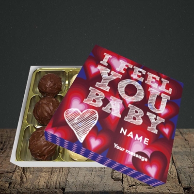 Picture of I Feel You Baby(Without Photo), Valentine's Design, Choc 9