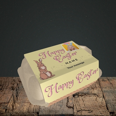 Picture of Spring Bunny, Easter Design, 6 Egg Box