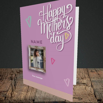 Picture of Happy Mother's Day, Mother's Day Design, Portrait Greetings Card