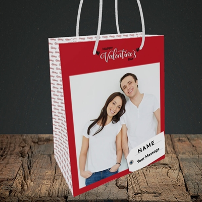 Picture of 1.A Valentine's Large Photo, Valentine's Design, Small Portrait Gift Bag