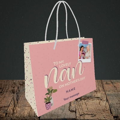 Picture of Lovely Nan, Mother's Day Design, Small Landscape Gift Bag