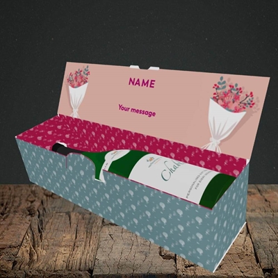 Picture of I Do Crew(Without Photo), Wedding Design, Lay-down Bottle Box