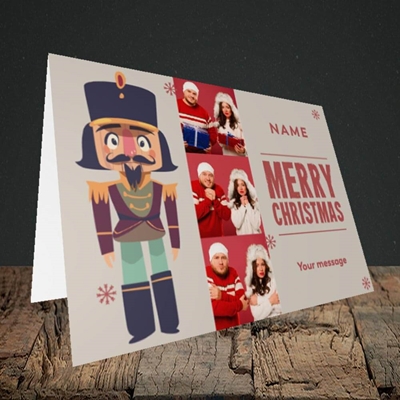 Picture of Merry Nutcracker, Christmas Design, Landscape Greetings Card