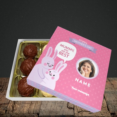 Picture of Mummy You Are The Best Bunny, Mother's Day Design, Choc 9