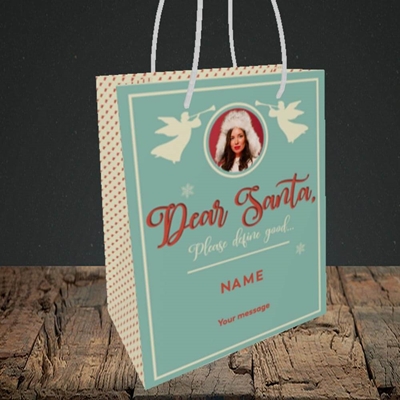 Picture of Define Good, Christmas Design, Small Portrait Gift Bag