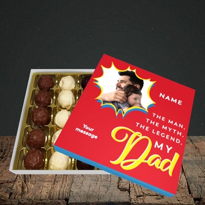 Picture of Man, Myth, Legend, Father's Day Design, Choc 25