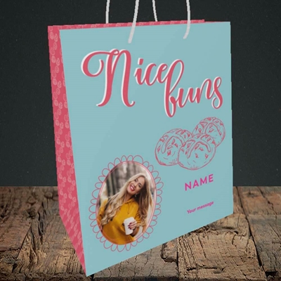 Picture of Nice Buns, Easter Design, Medium Portrait Gift Bag