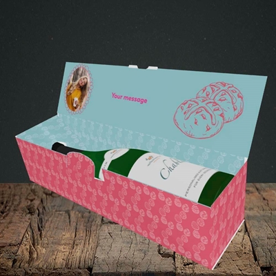 Picture of Nice Buns, Easter Design, Lay-down Bottle Box