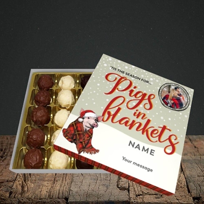 Picture of Pigs In Blankets, Christmas Design, Choc 25