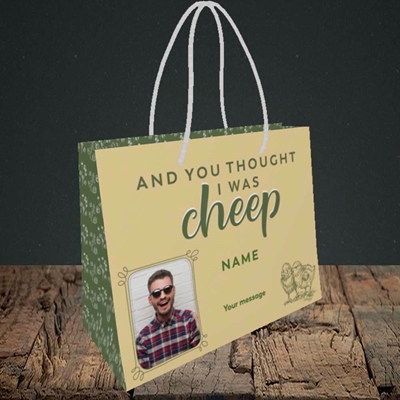 Picture of Cheep, Easter Design, Small Landscape Gift Bag