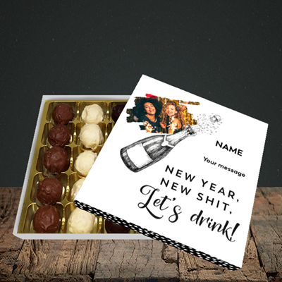 Picture of Let's Drink, New Year Design, Choc 25