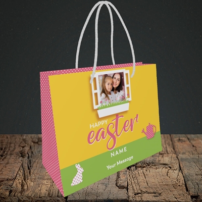 Picture of Window, Easter Design, Small Landscape Gift Bag