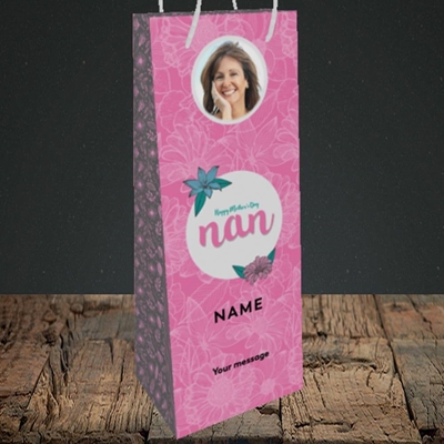 Picture of Happy Mother's Day Nan, Mother's Day Design, Bottle Bag