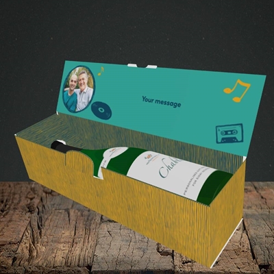 Picture of Top Of The Pops, Father's Day Design, Lay-down Bottle Box