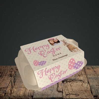 Picture of Spotty Hoppy Easter, Easter Design, 6 Egg Box