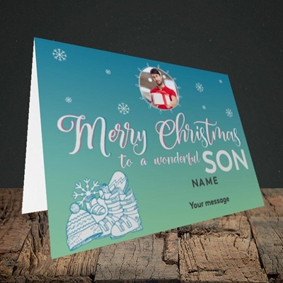 Picture of Wonderful Son, Christmas Design, Landscape Greetings Card