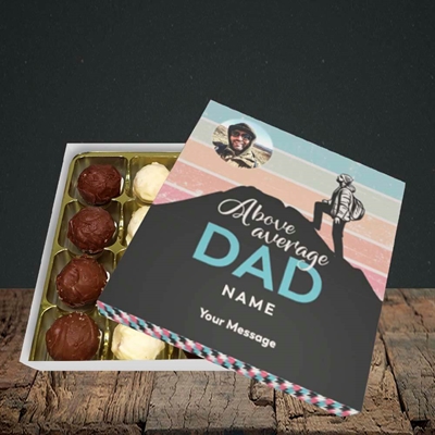 Picture of Above Average Dad, Father's Day Design, Choc 16