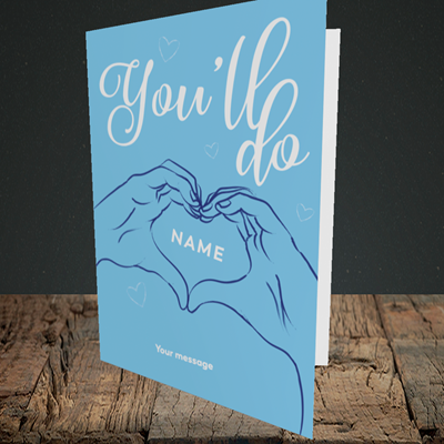 Picture of You'll Do(Without Photo), Valentine's Design, Portrait Greetings Card