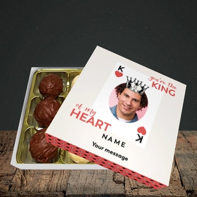 Picture of King Of My Heart, Valentine's Design, Choc 9