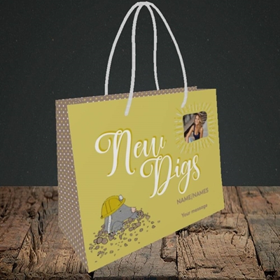 Picture of New Digs, New Home Design, Small Landscape Gift Bag