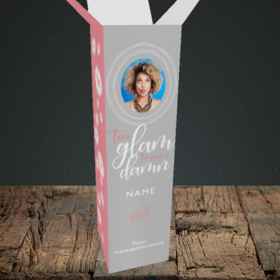 Picture of Glam, Birthday Design, Upright Bottle Box