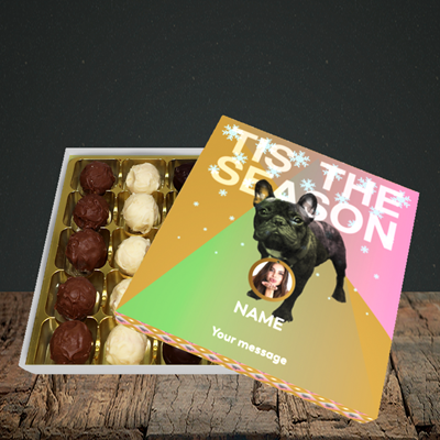 Picture of Tis The Frenchie, Christmas Design, Choc 25