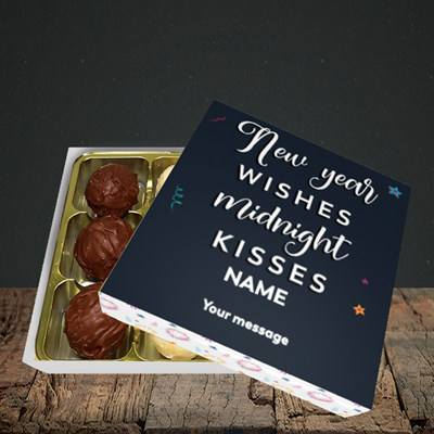 Picture of Midnight Kisses(Without Photo), New Year Design, Choc 9