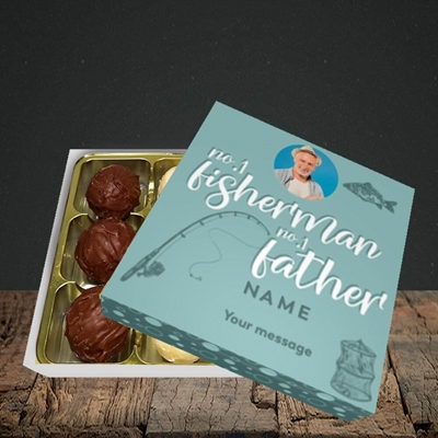 Picture of Fisherman, Father's Day Design, Choc 9