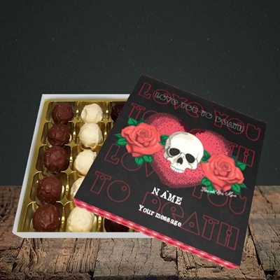 Picture of Love You To Death(Without Photo), Valentine Design, Choc 25