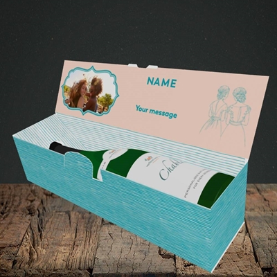 Picture of Be My Bridesmaid, Wedding Design, Lay-down Bottle Box