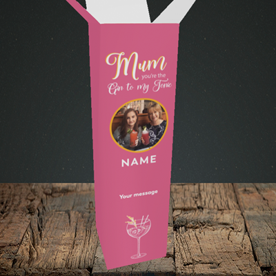 Picture of Gin To My Tonic, Mother's Day Design, Upright Bottle Box