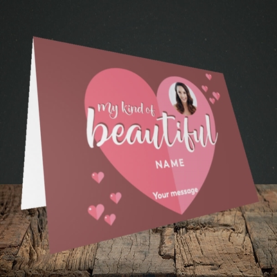 Picture of My Kind Of Beautiful, Valentine's Design, Landscape Greetings Card