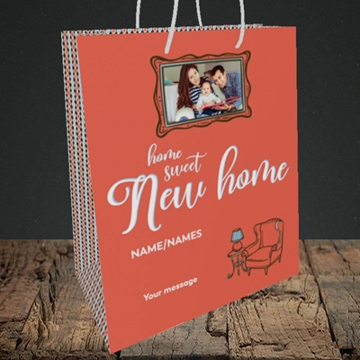 Picture of Sweet New Home, New Home Design, Medium Portrait Gift Bag