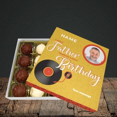 Picture of Great Father, Birthday Design, Choc 16
