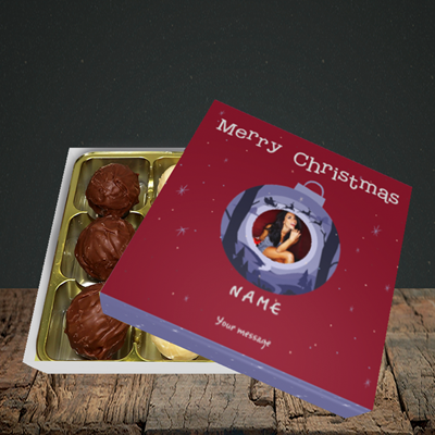 Picture of Bauble Scene, Christmas Design, Choc 9