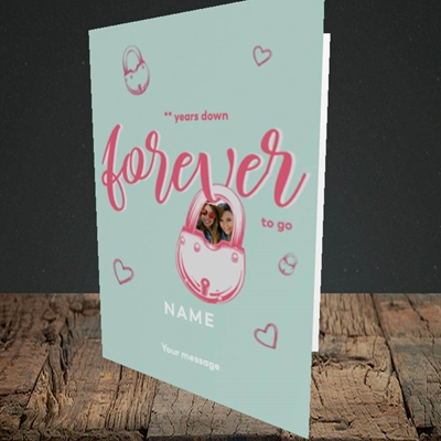 Picture of Forever To Go, Anniversary Design, Portrait Greetings Card