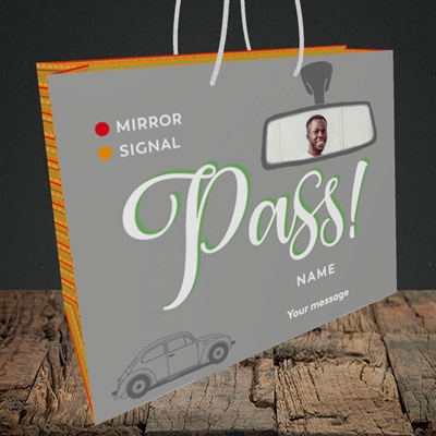 Picture of Mirror Signal Pass, Celebration Design, Medium Landscape Gift Bag