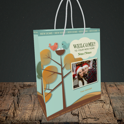 Picture of Trees, New Home Design, Small Portrait Gift Bag