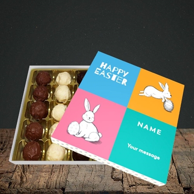Picture of 4 Colour Bunnies(Without Photo), Easter Design, Choc 25