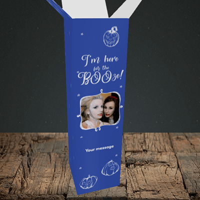 Picture of Boo, Halloween Design, Upright Bottle Box