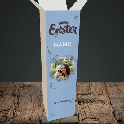 Picture of Running Bunnies, Easter Design, Upright Bottle Box