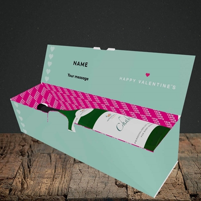 Picture of Never Let Our Love Be Apart (Without Photo), Valentine's Design, Lay-down Bottle Box